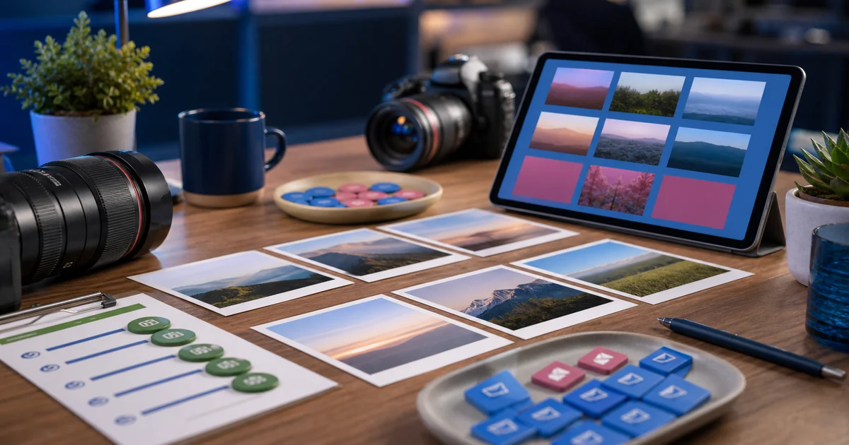 Unique editorial photo for How to Win a Facebook Photo Contest in 2026 showing photo-contest workflow