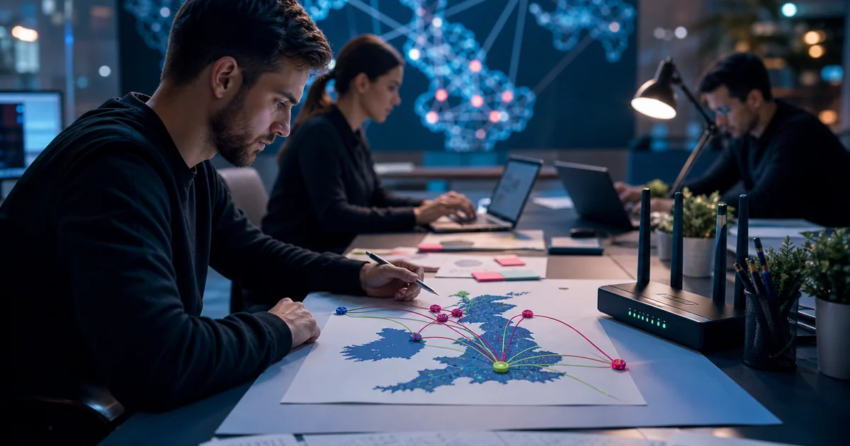 Unique editorial photo for UK Facebook Contest Voters: Pricing, Behavior & Targeting 2026 showing facebook workflow
