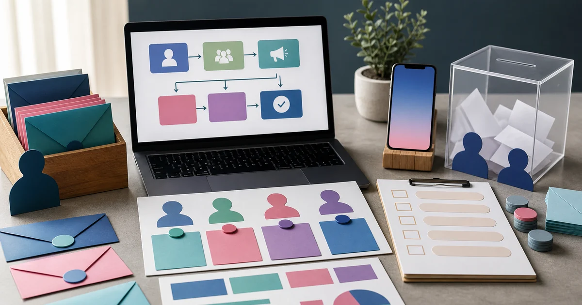 Unique editorial photo for How to Get Votes for an Online Contest: 7 Proven Methods (2026) showing contest-operations workflow