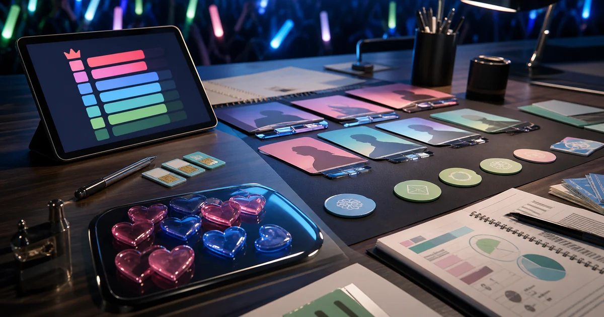 Unique editorial photo for QQ Music Peak Chart Weekly showing contest-operations workflow