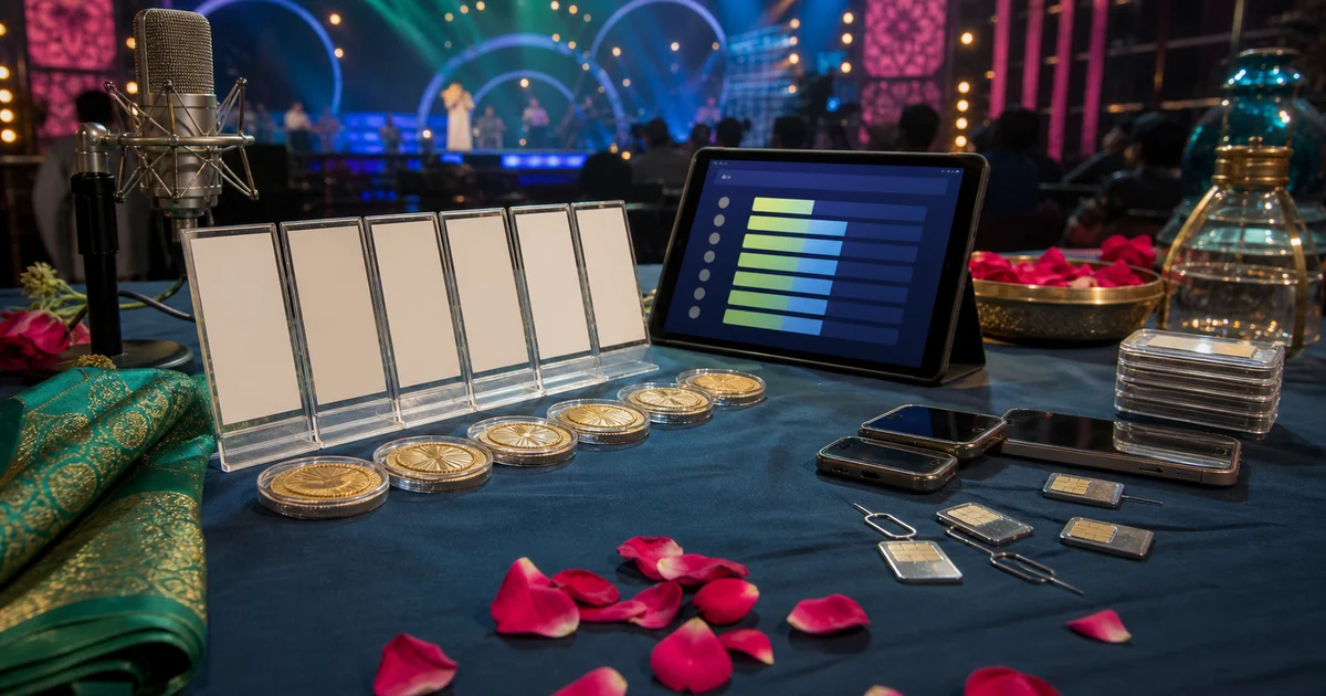 Unique editorial photo for Sa Re Ga Ma Pa Telugu showing contest-operations workflow